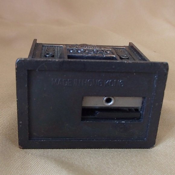 Golden Eagle Slot Machine Pencil Sharpener Vintage Patina Working Condition - Picture 8 of 11